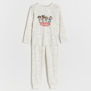 Stranger Things Netflix Boys Girls Set Shirt Pajamas 6 7 8 Licensed NWT